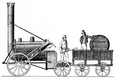 Locomotiva a vapor - Rocket, de Robert Stephenson