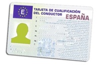 Exemplo de Certificado de Competência Profissional de Condutor Espanha