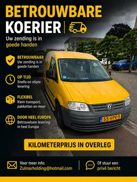 Transportador Carrinha pequena Volkswagen Caddy em Sliedrecht Países Baixos